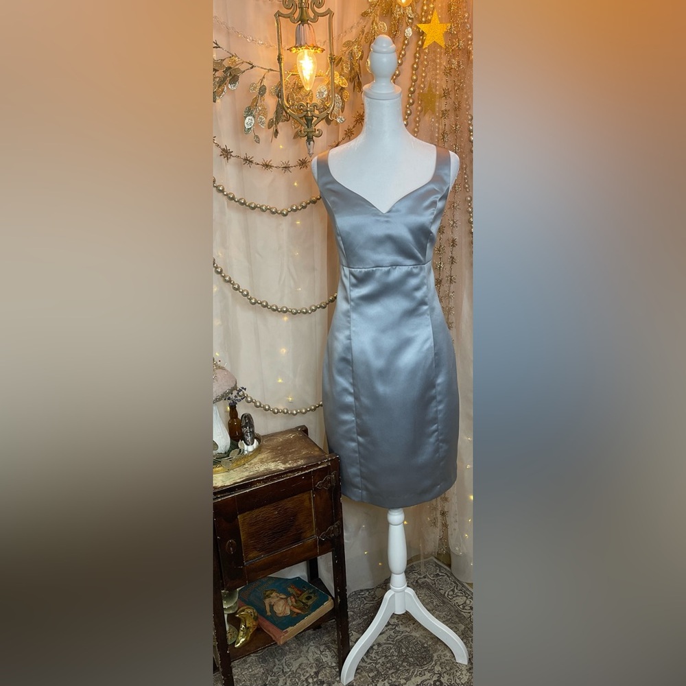 Elegant Blue Sweetheart Neckline Mini Cocktail Dress